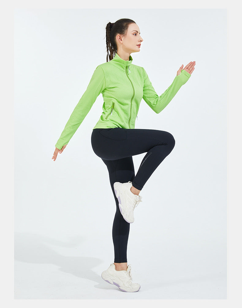Fleece lined fitness top
