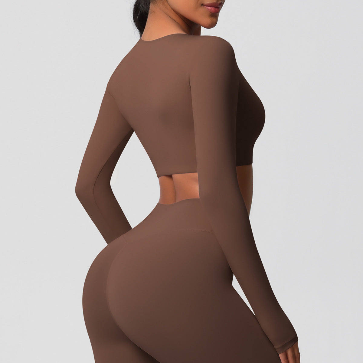 Brushed full sleeve top
