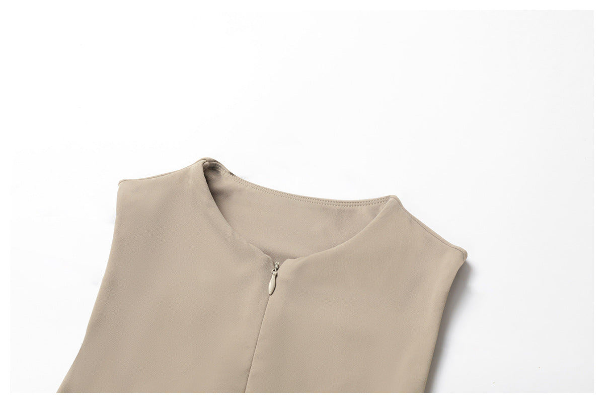 Zip front fitness dress
