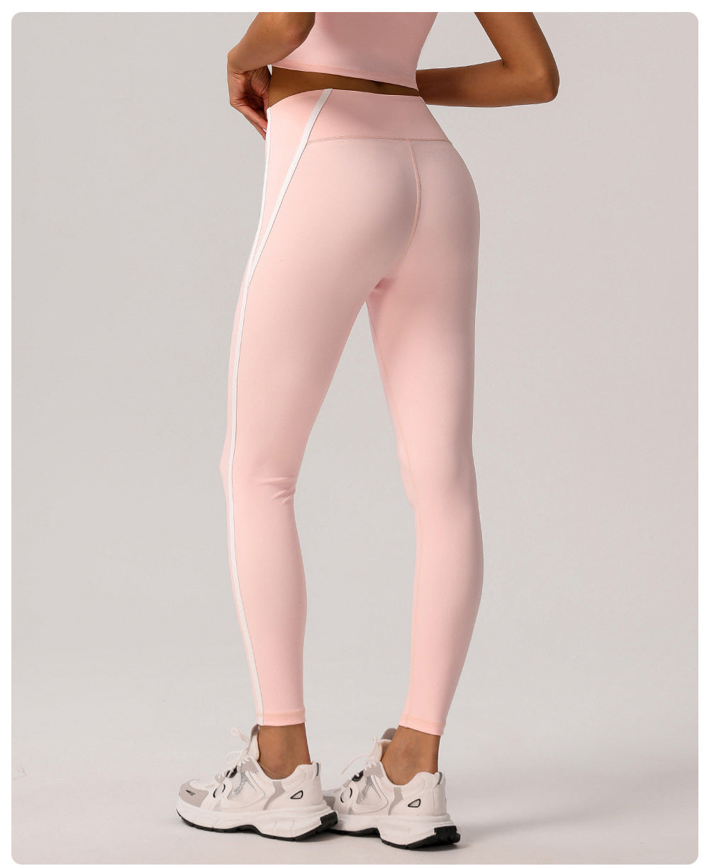 Contrast trim leggings