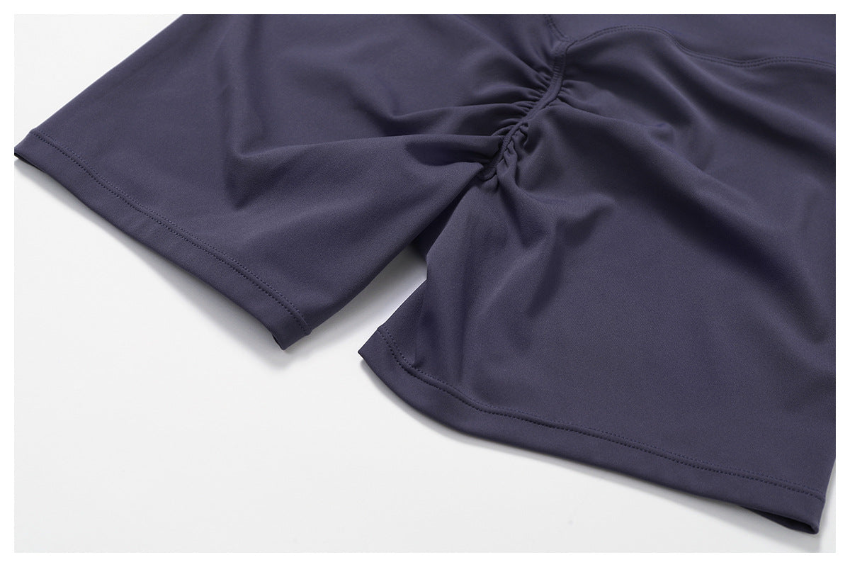 V waist hot pants