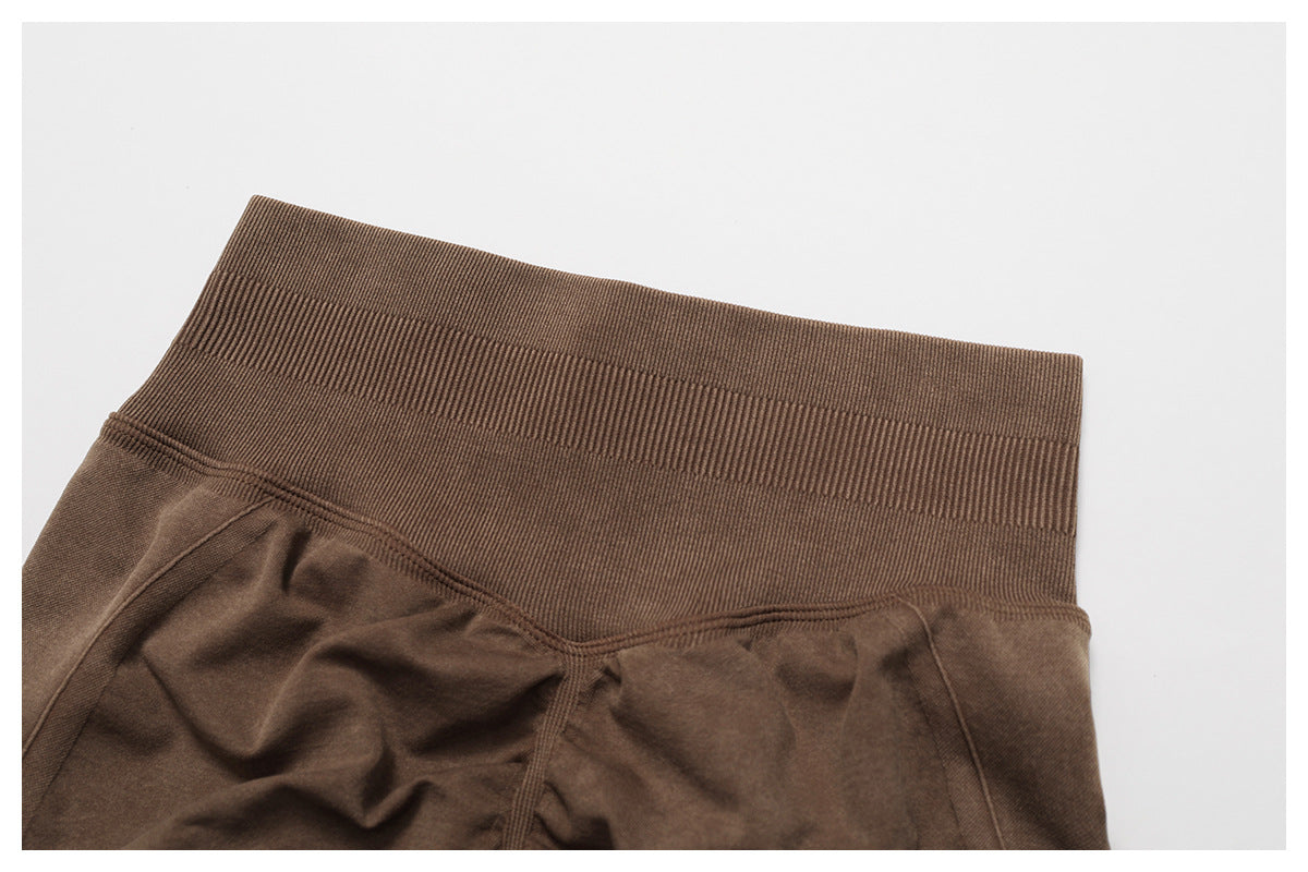 Stone washed leggings