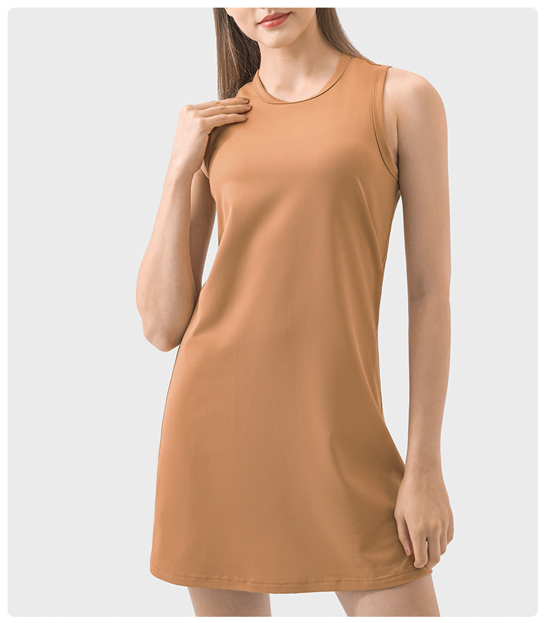 Comfy sports dress with padding