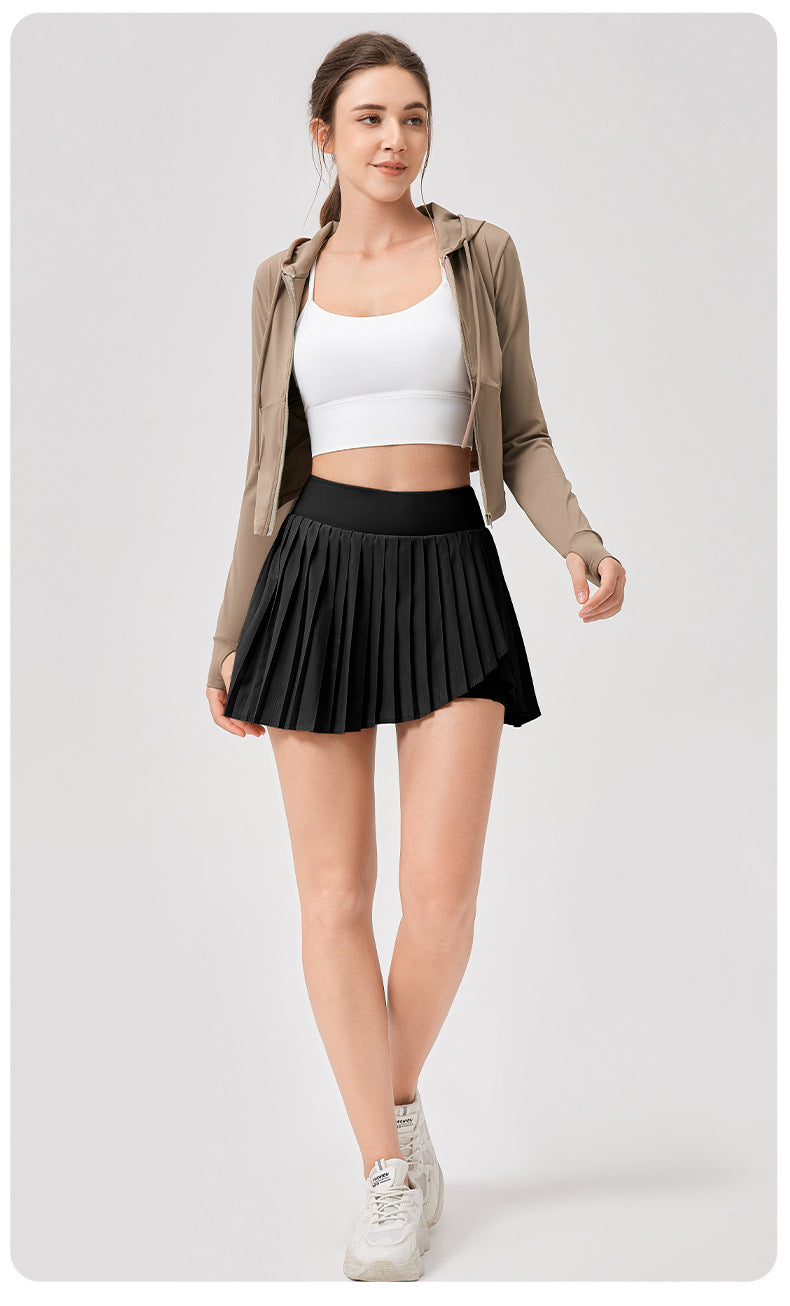 Pleated skort