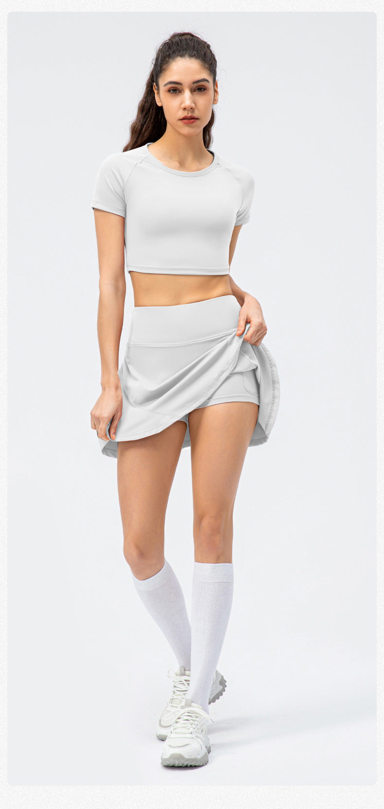 A line skort