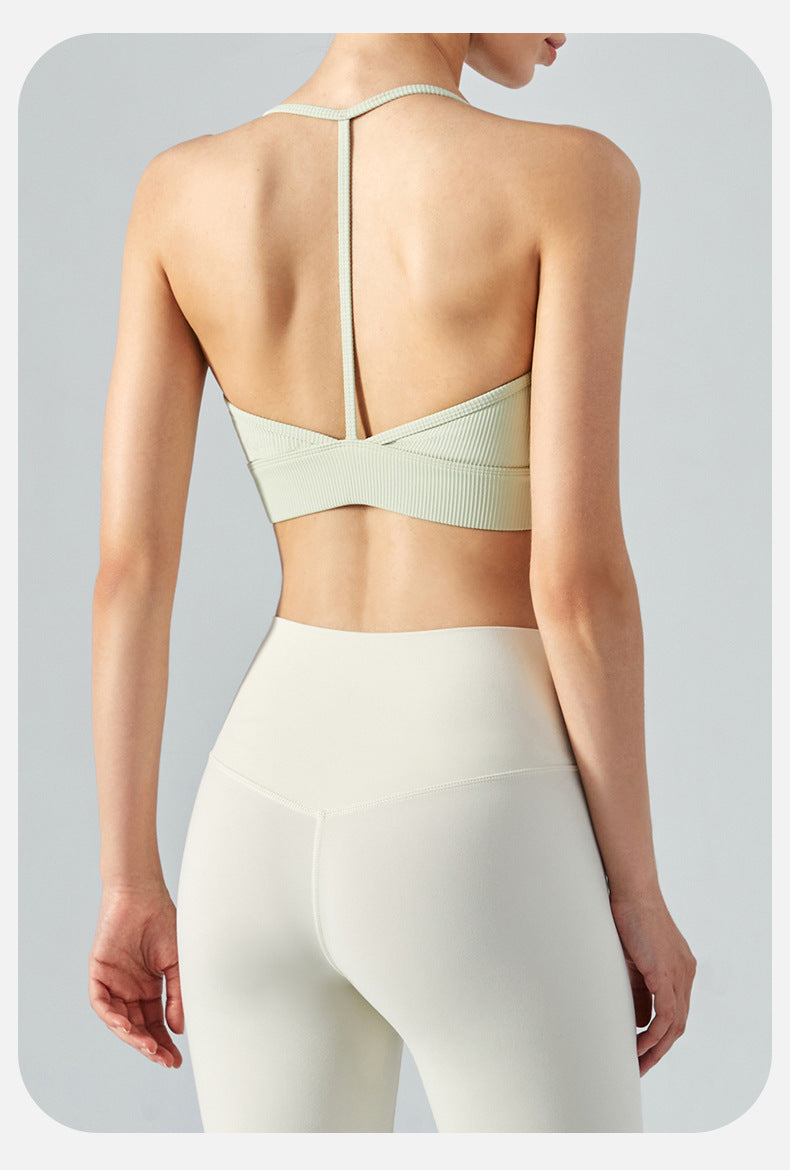 Spaghetti strap sports bra