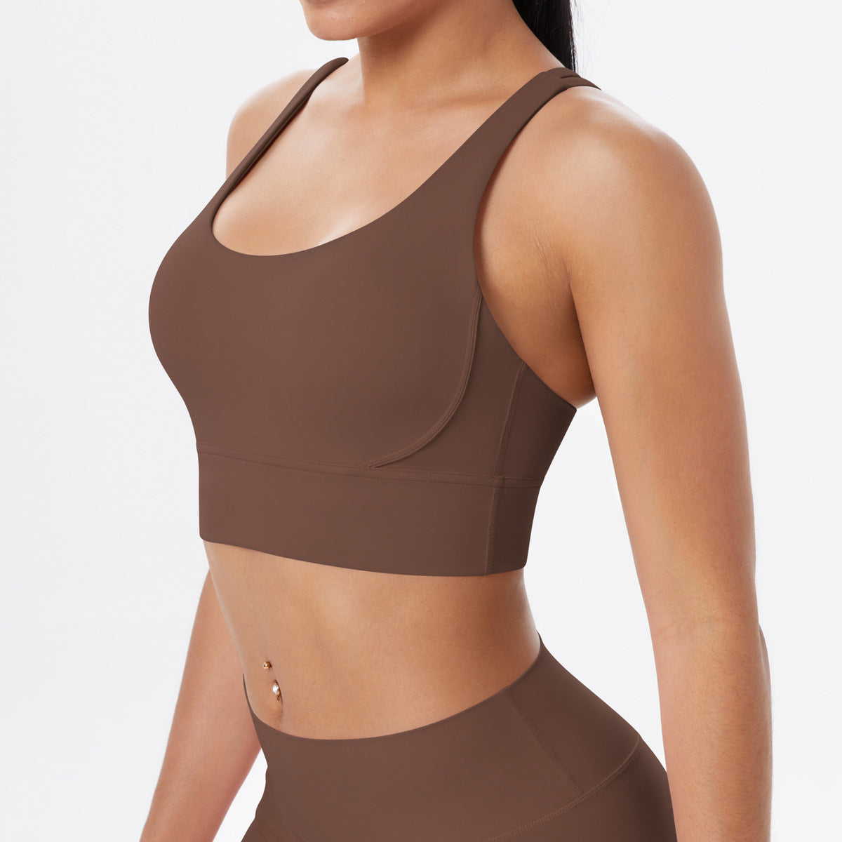 Seamless sports bra