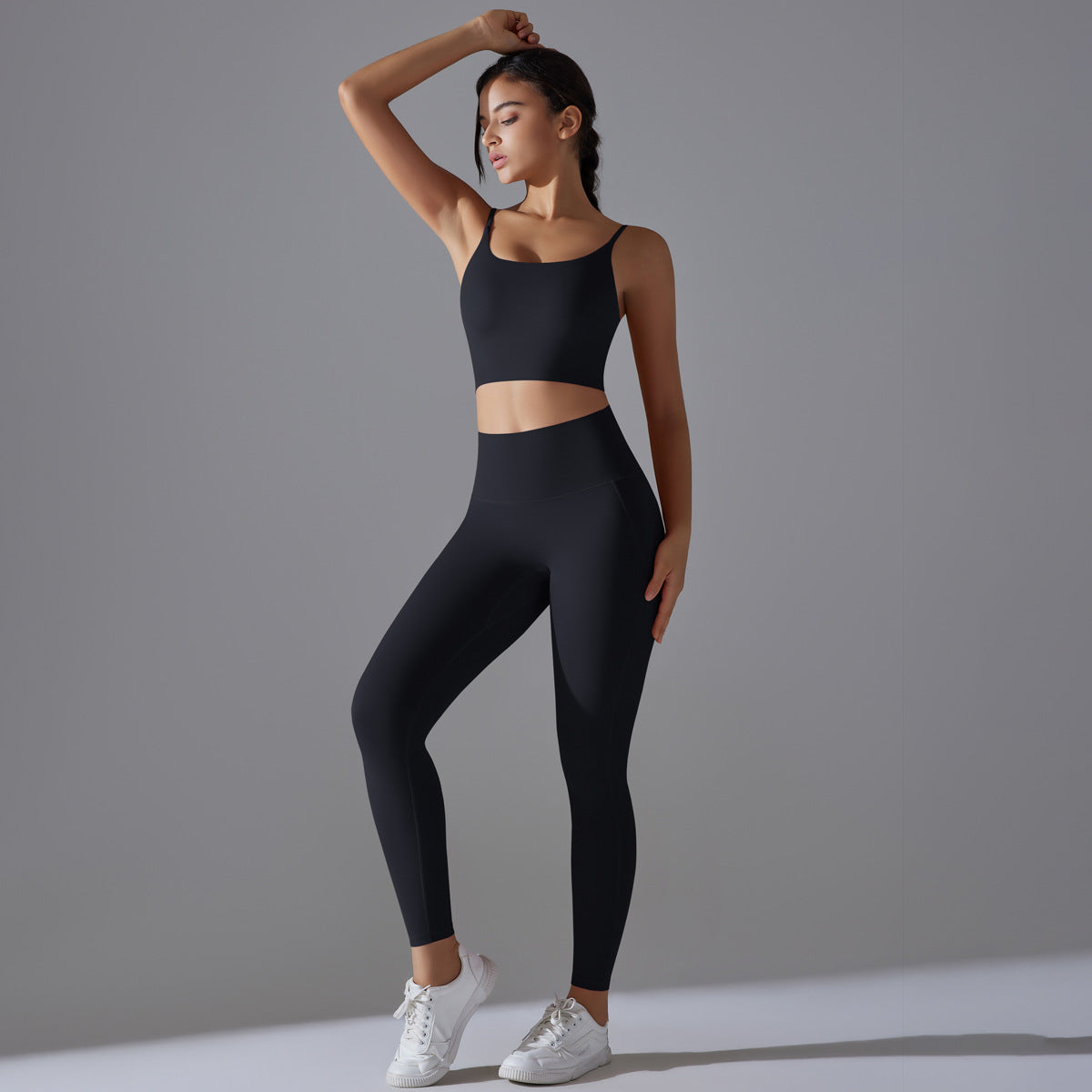Quick dry two piece fitness set