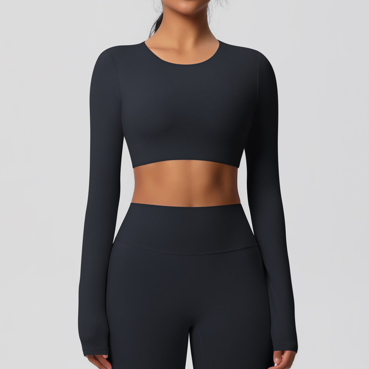 Brushed full sleeve top