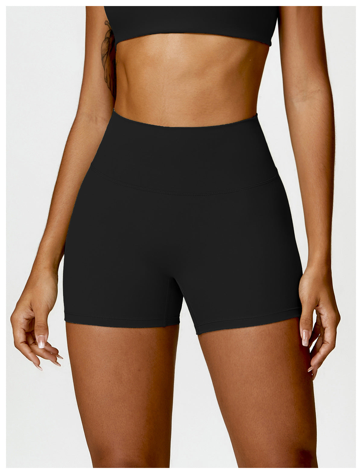 Brushed back shaping hot pants