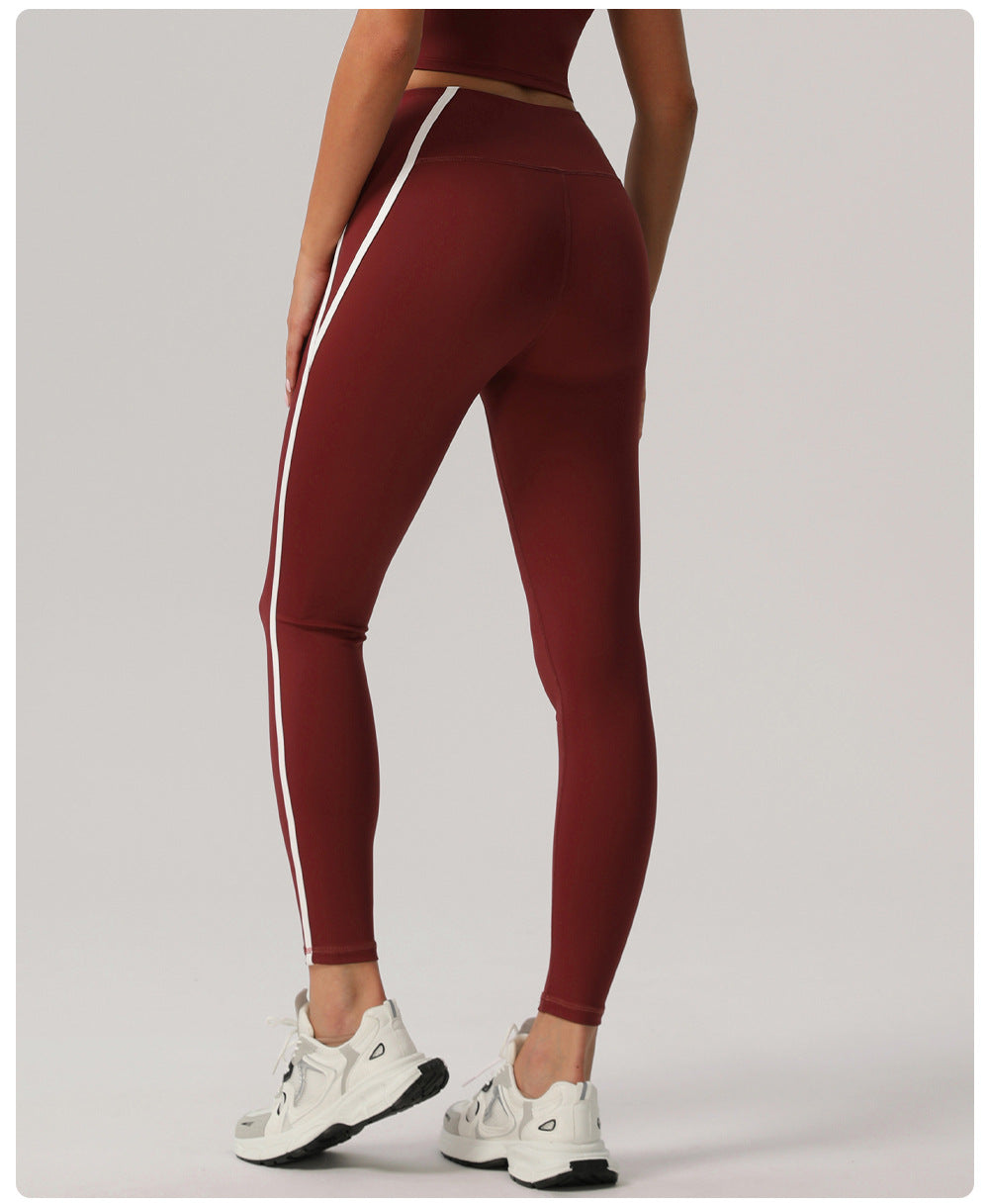 Contrast trim leggings