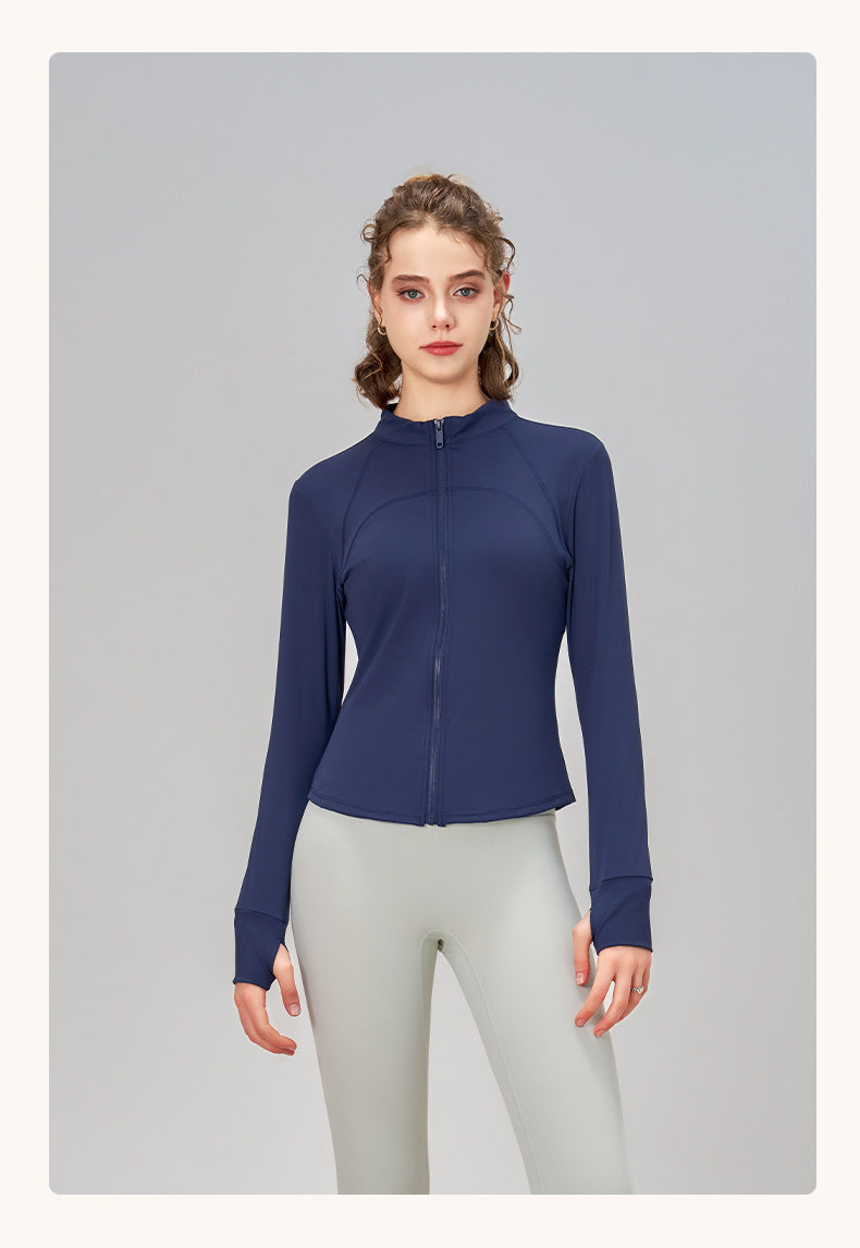 Zip front jacket