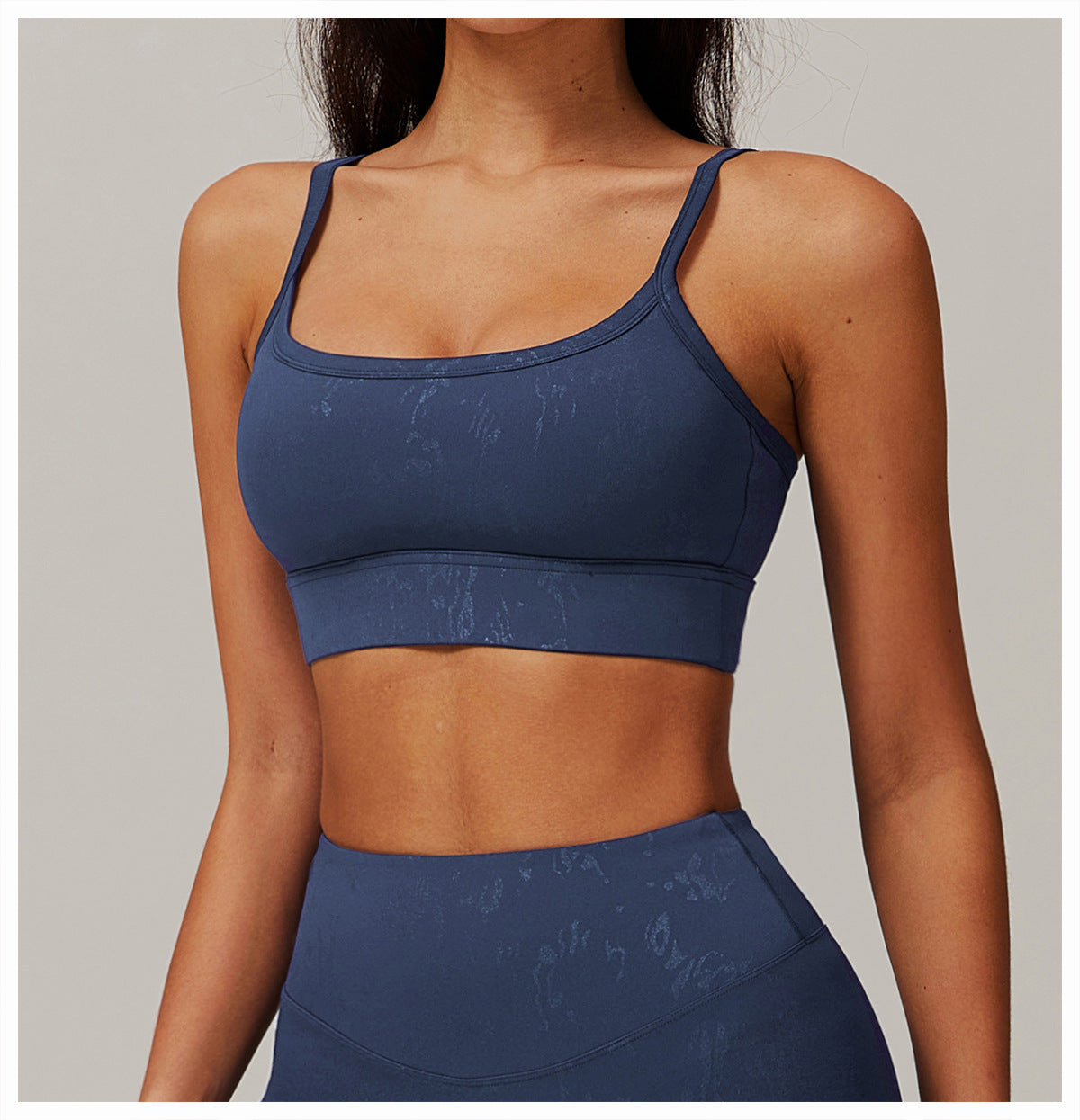 Printed sports bra