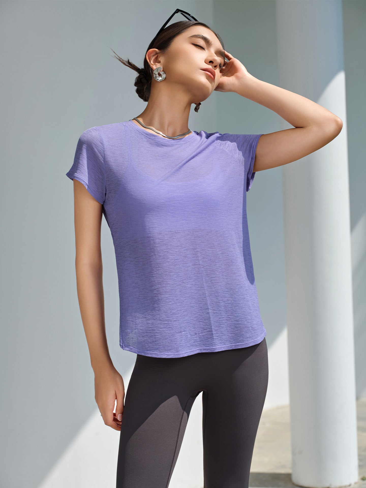 Crossed back T shirt