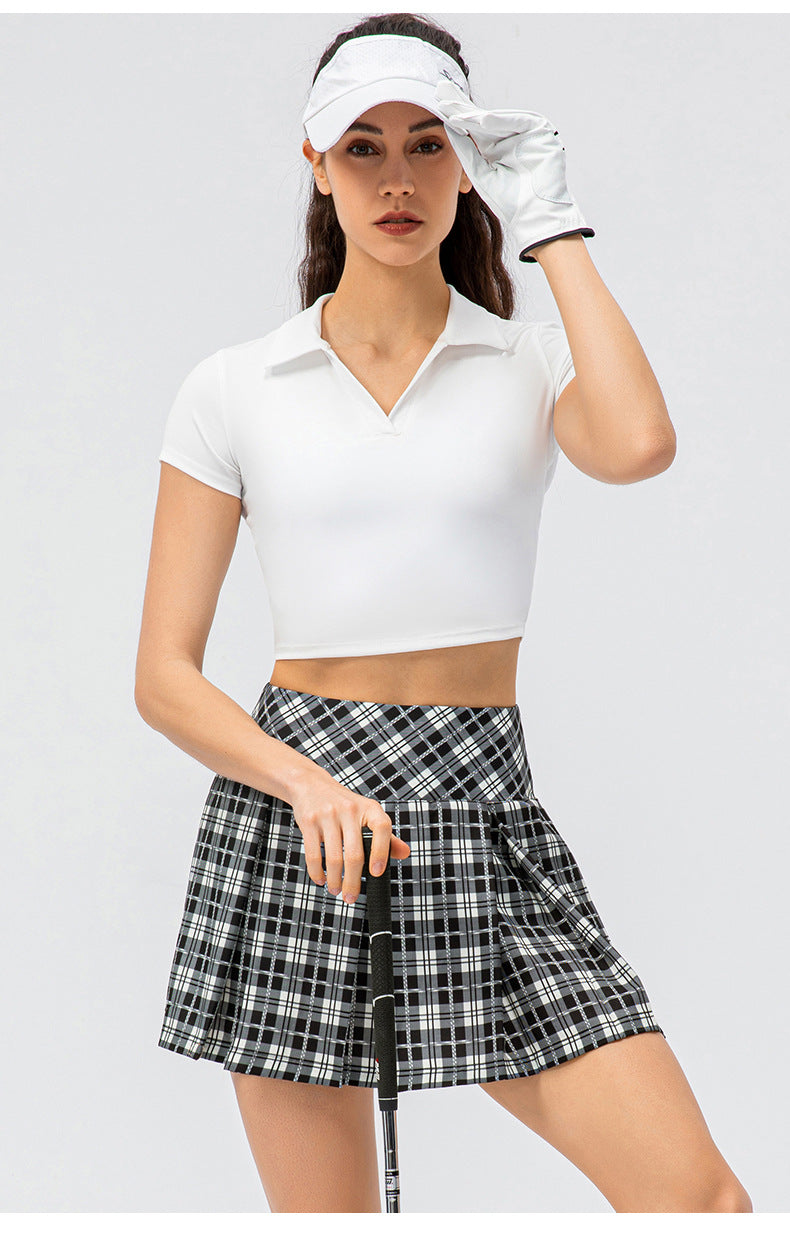 Printed skort