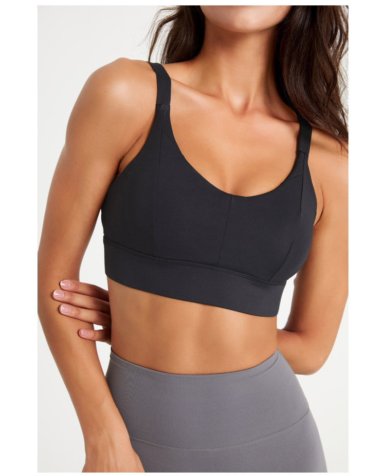 U neck sports bra