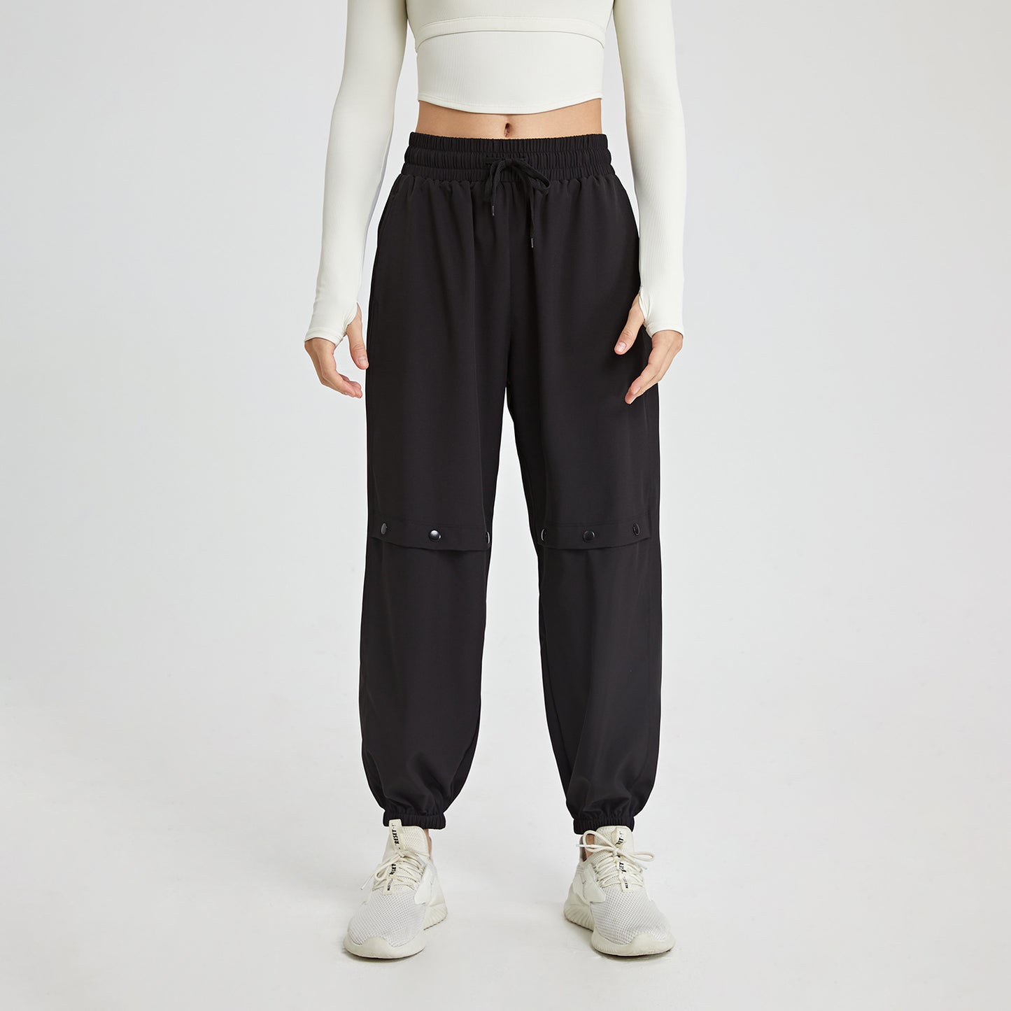 Track pants with pockets