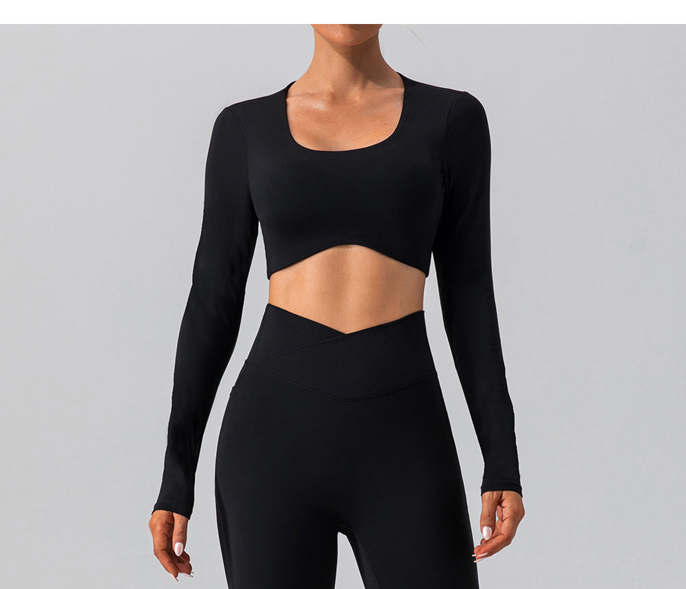 Seamless cropped top