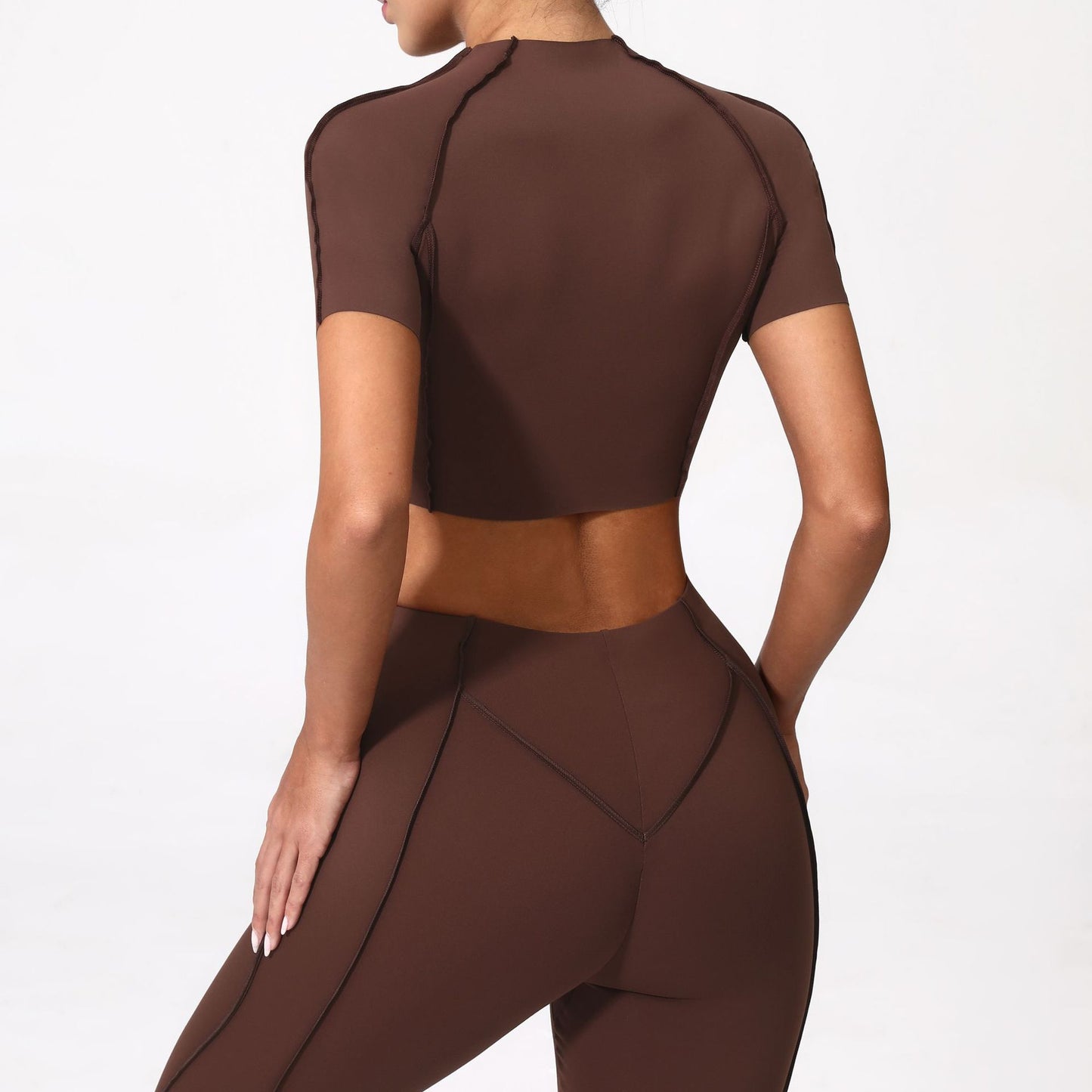 Medium support raw edge top