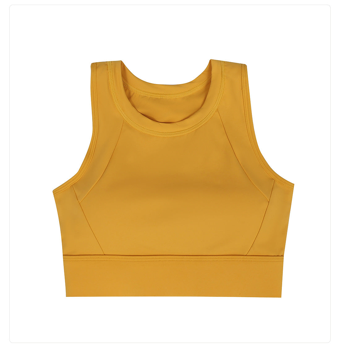Cross back high support bra