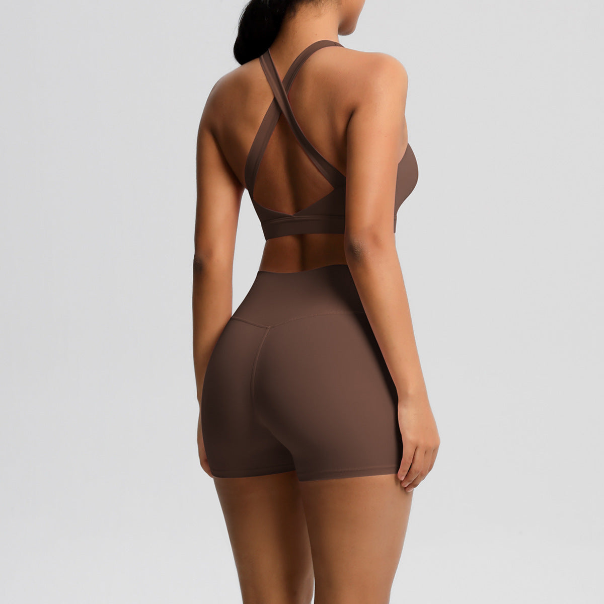 Cross back two piece set