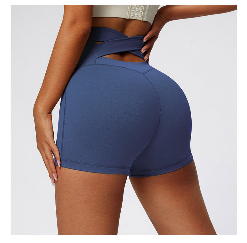 Cross back hot pants