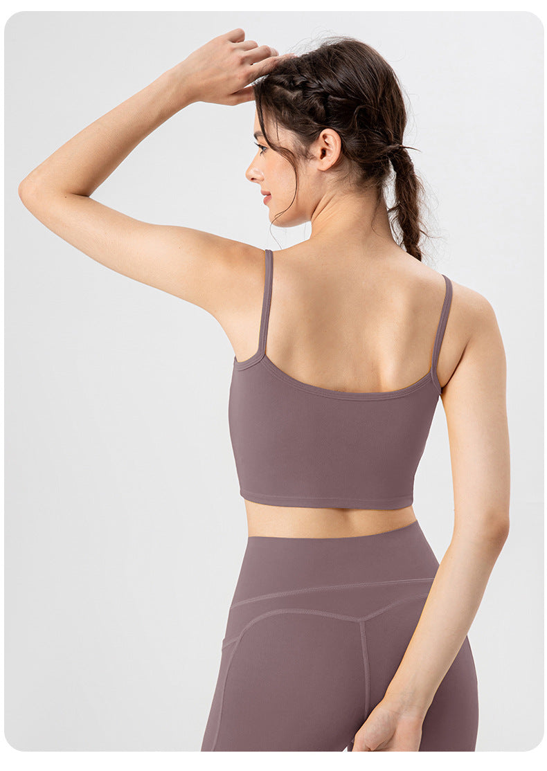 Gathered front sports vest