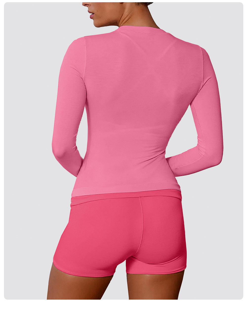 Soft feel buttoned top