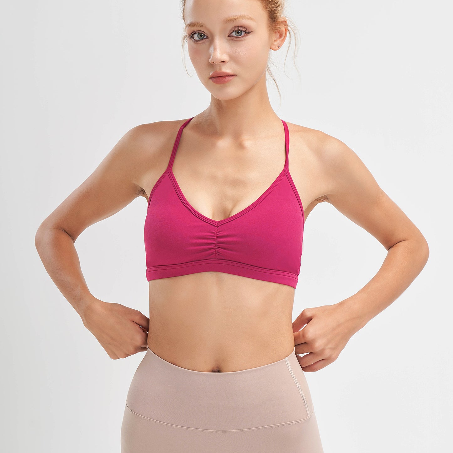 Spaghetti Strap Back sports bra