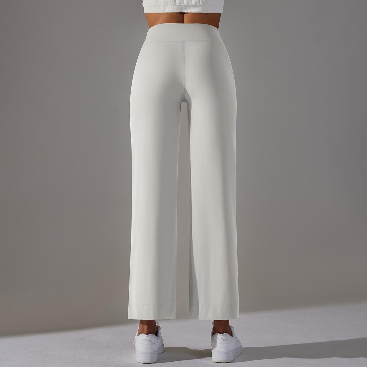 Straight leg trousers