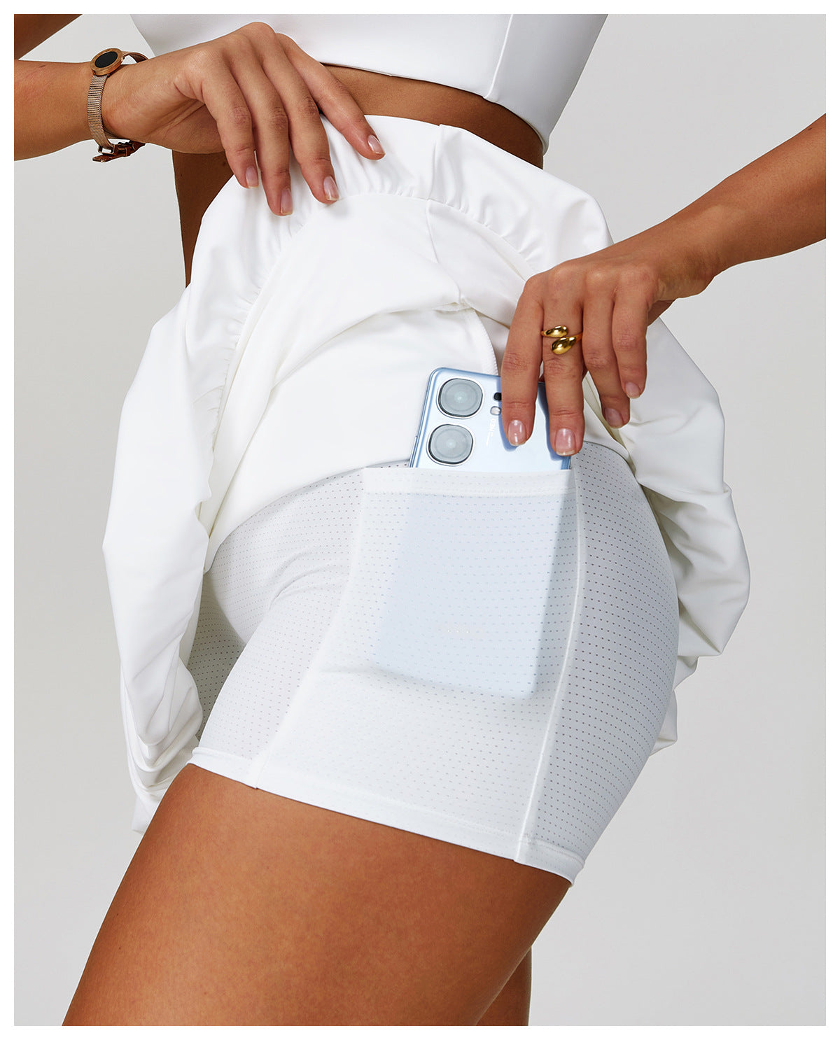 Balloon hem skort