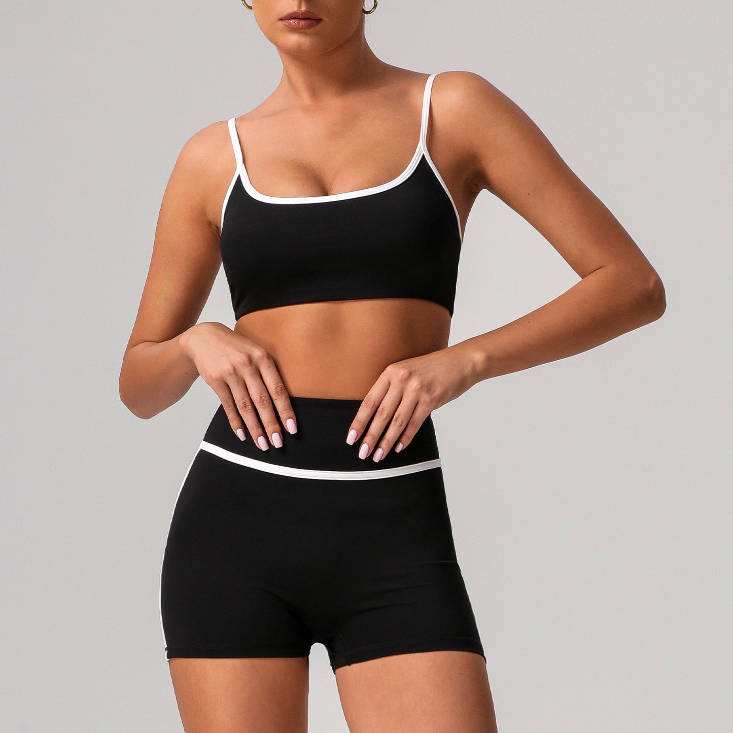 Black Shorts Bra
