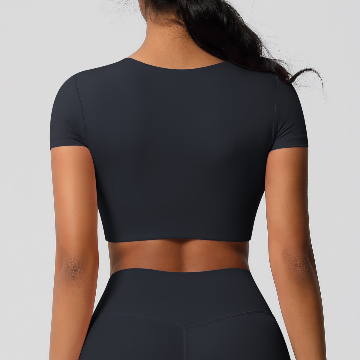 Short sleeve cropped top