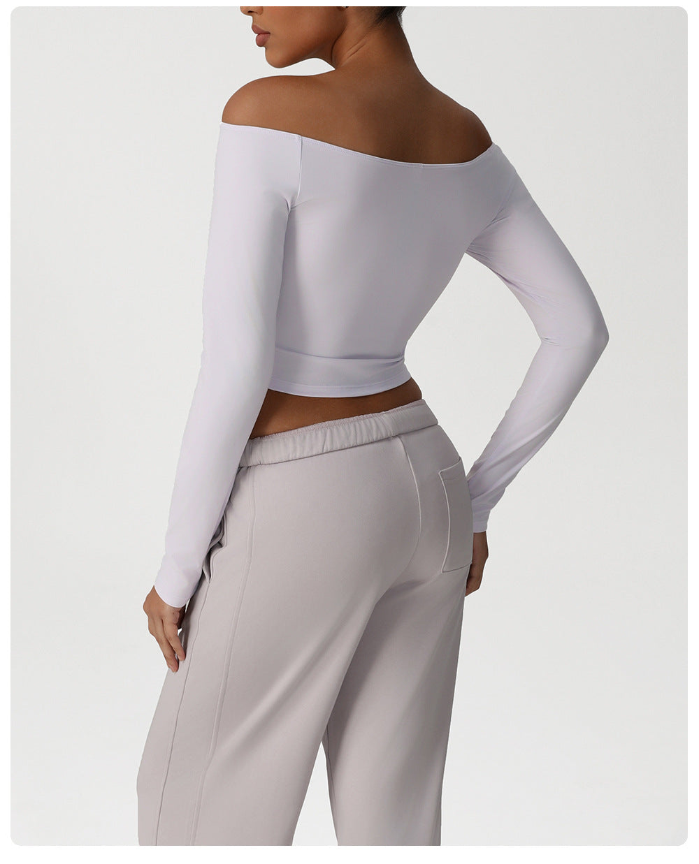 Off shoulder full sleeve top