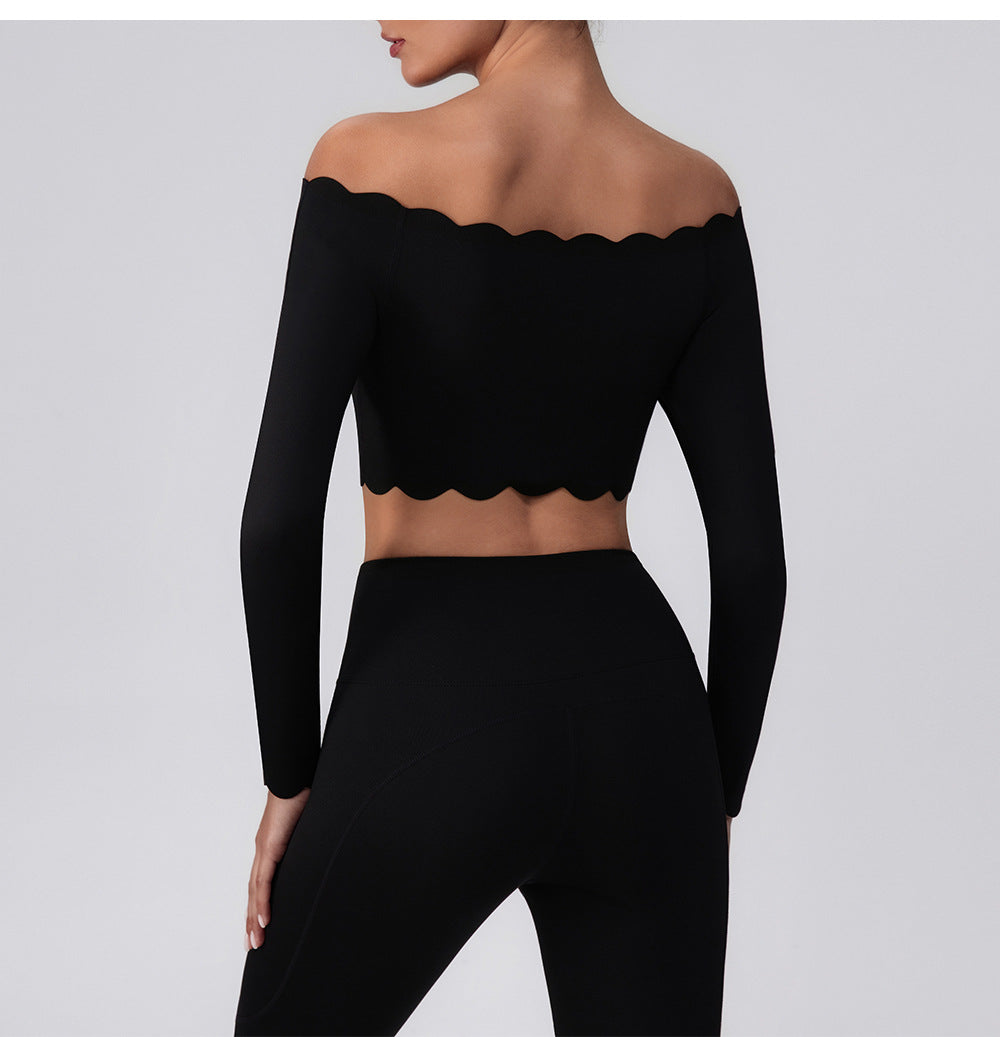 Off shoulder full sleeve top