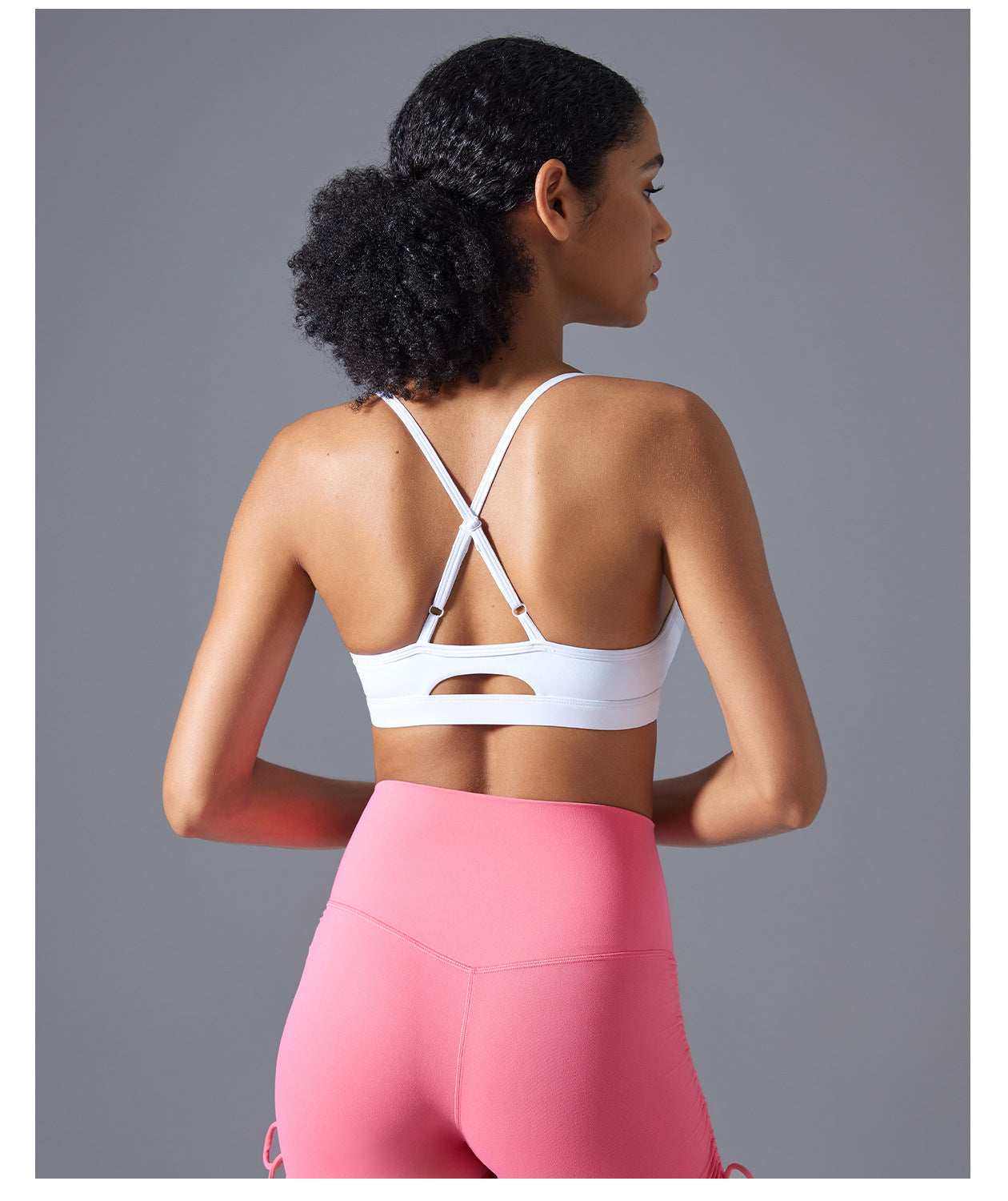 Cross backs sports bra