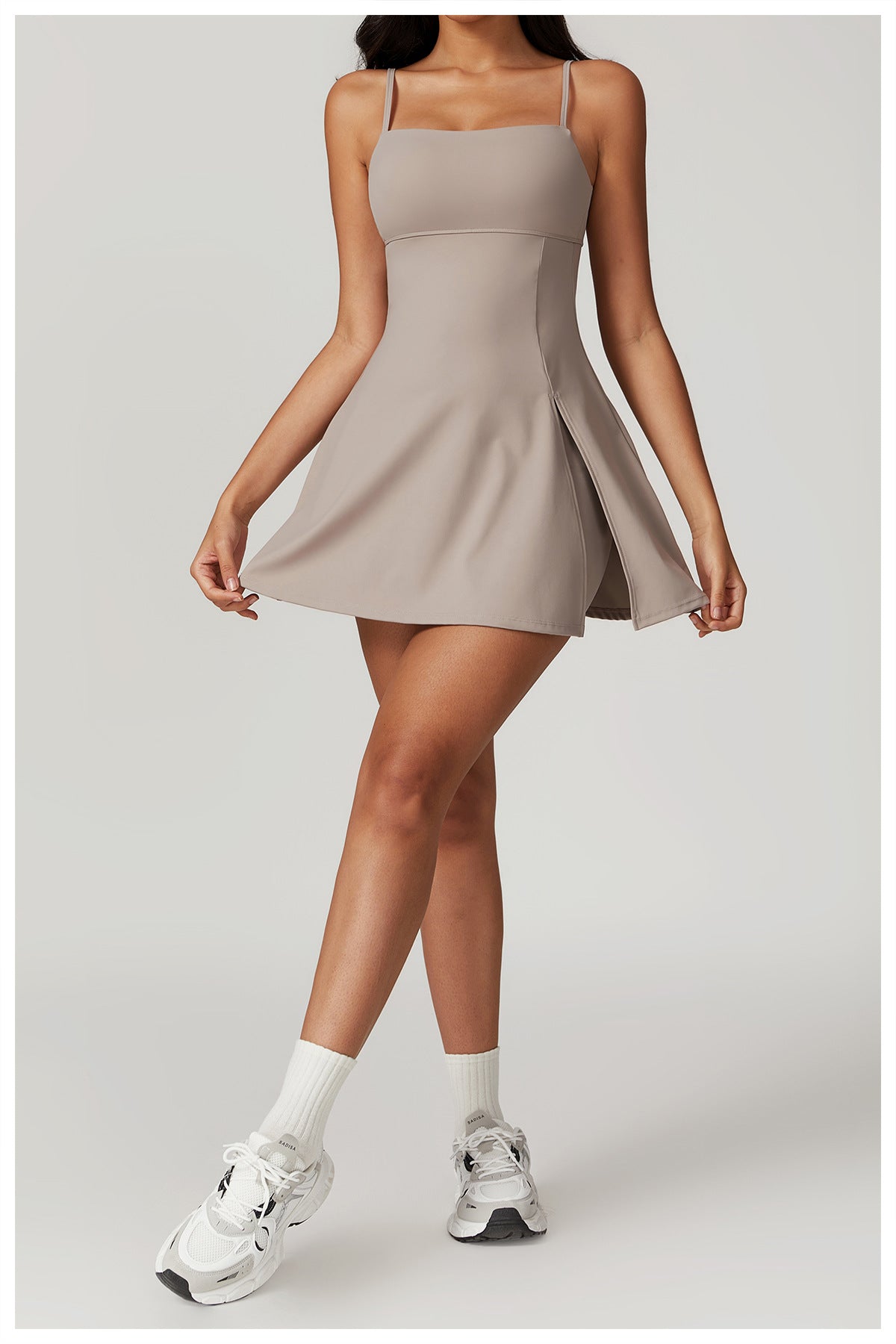 Cut out back dress