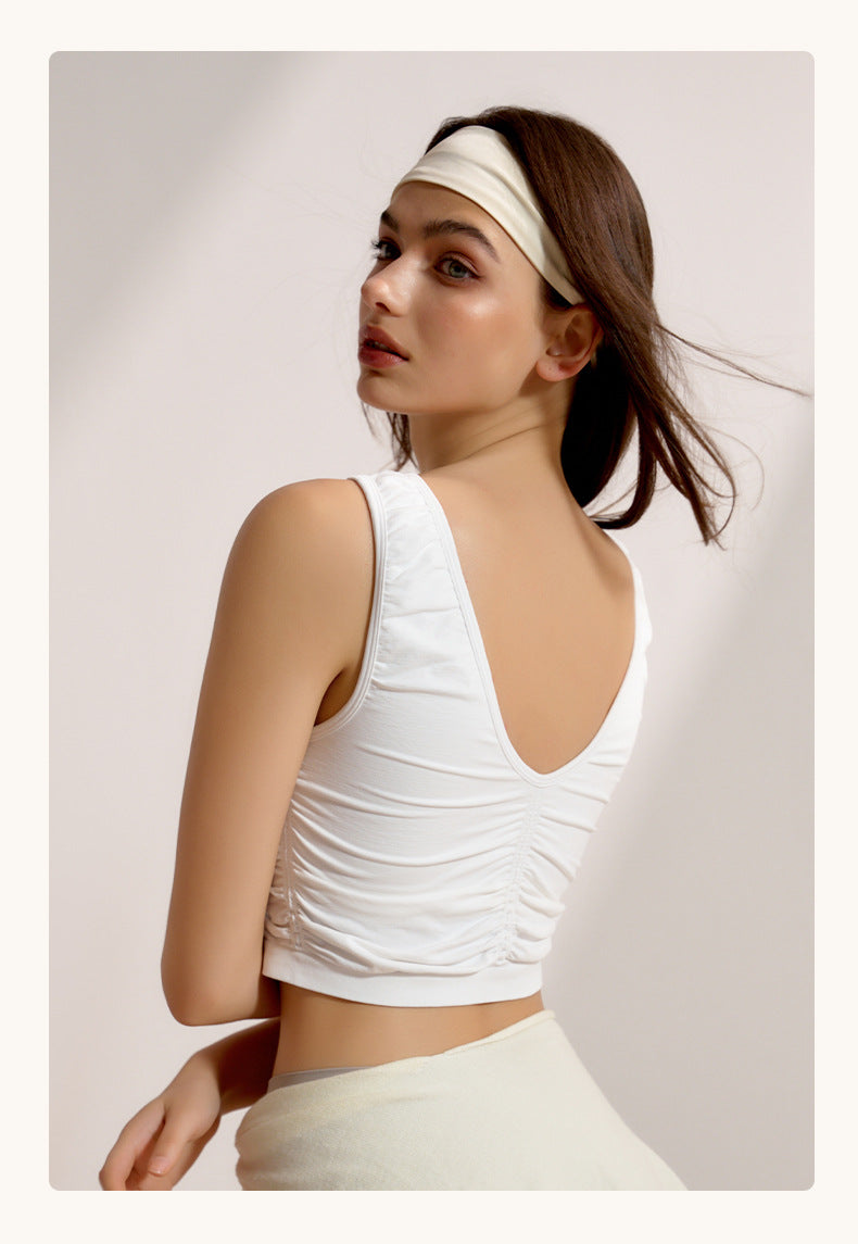 Gathered front top