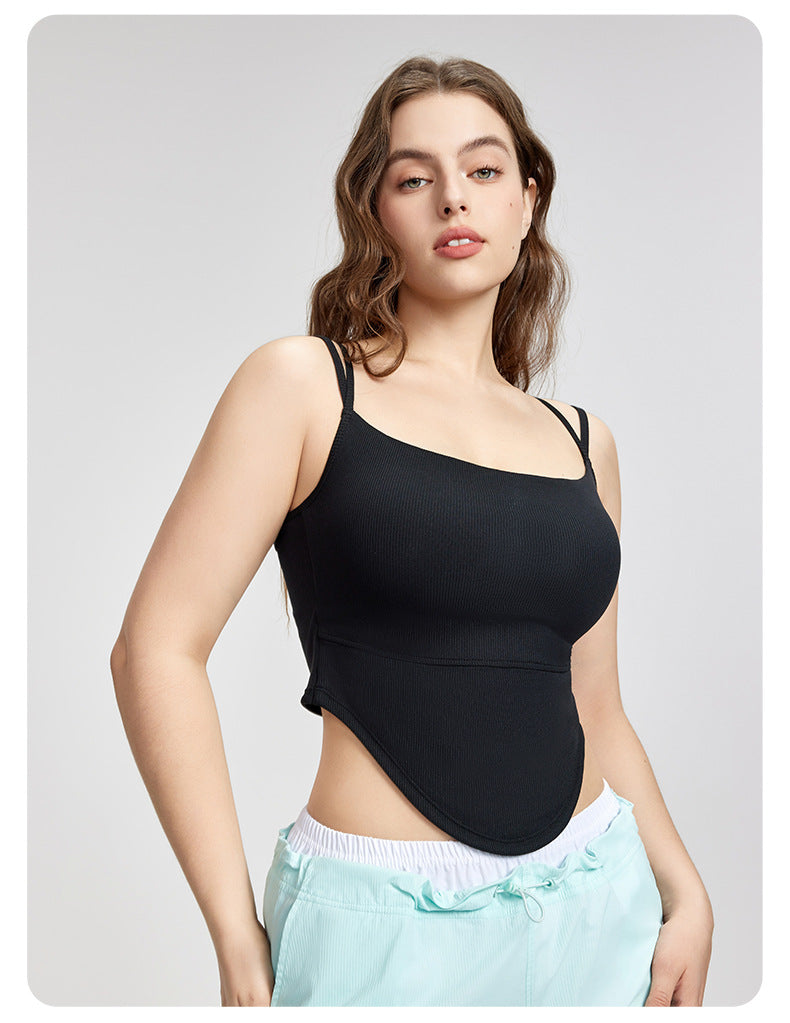 Double strap running vest
