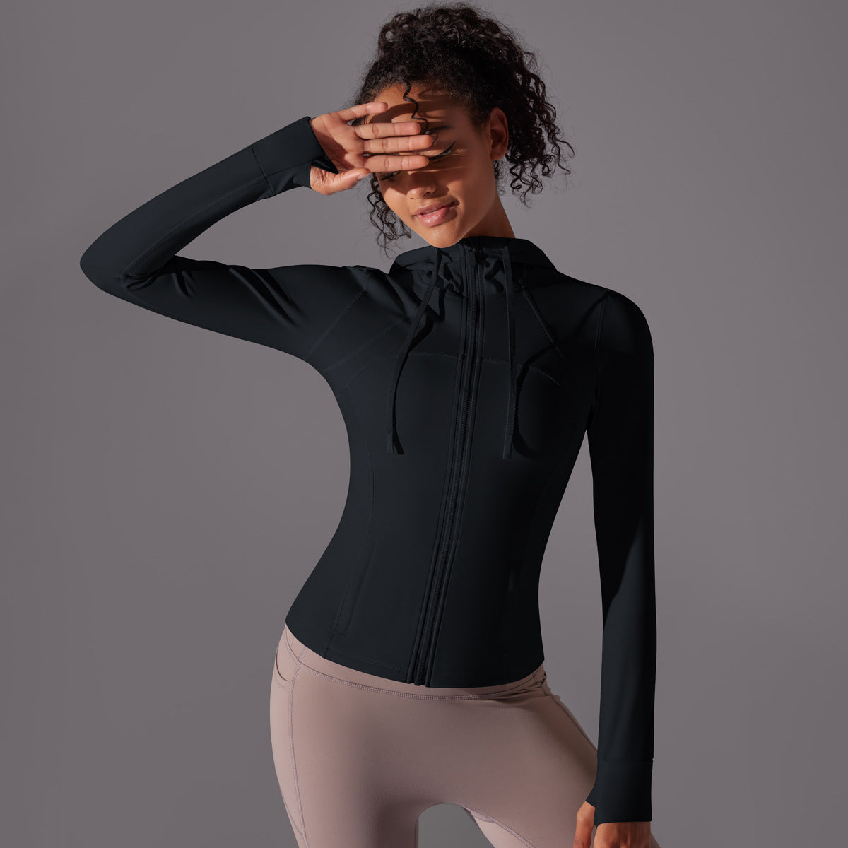 Breathable running hoodie