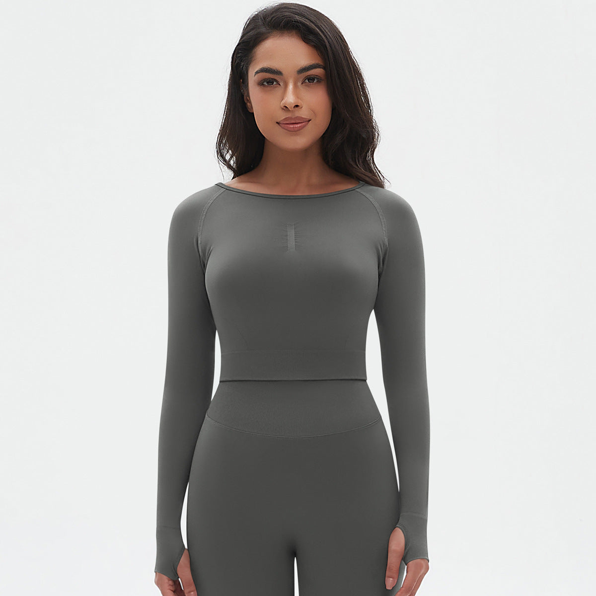 Full sleeve cropped top