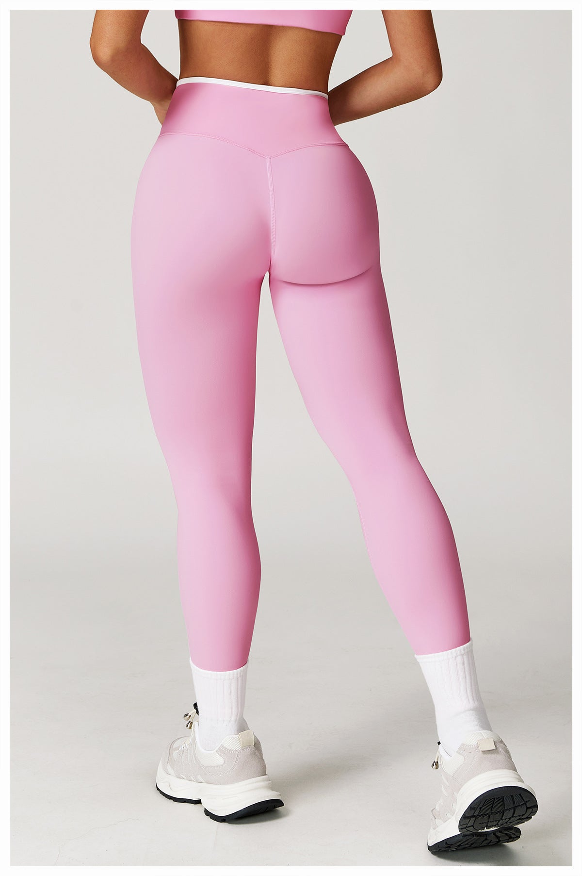 Cross waist leggings