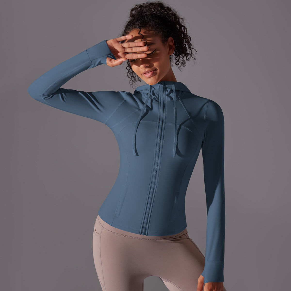 Breathable running hoodie