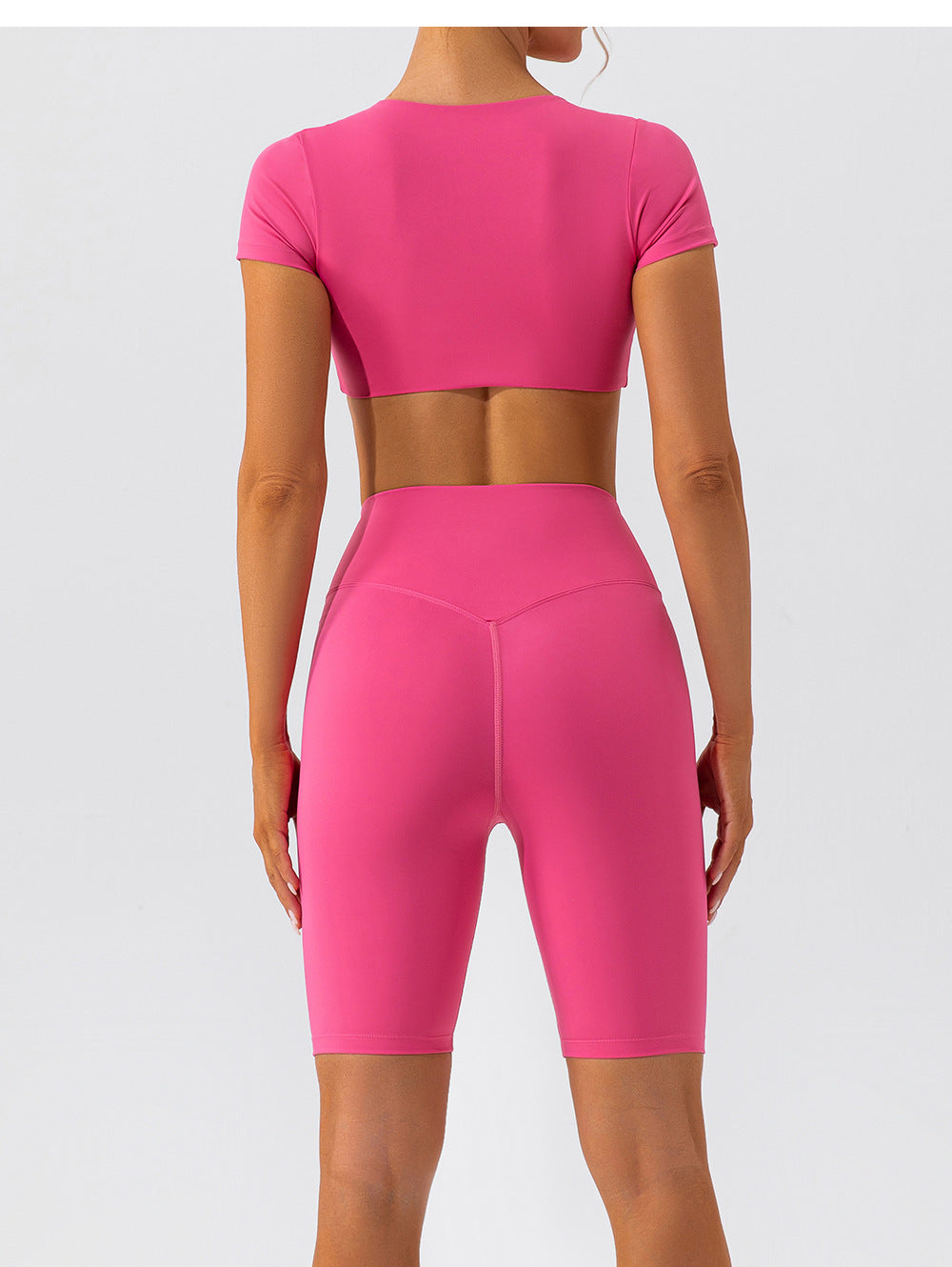 Short sleeve crop top