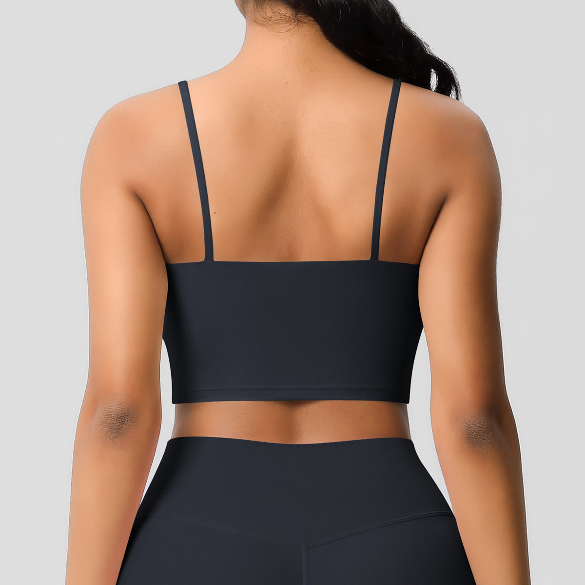 High support cropped vest