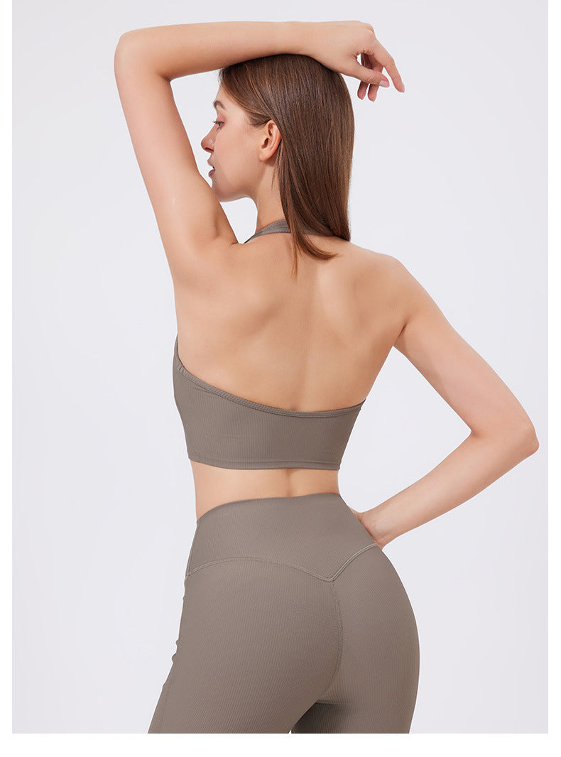 Halter neck running vest