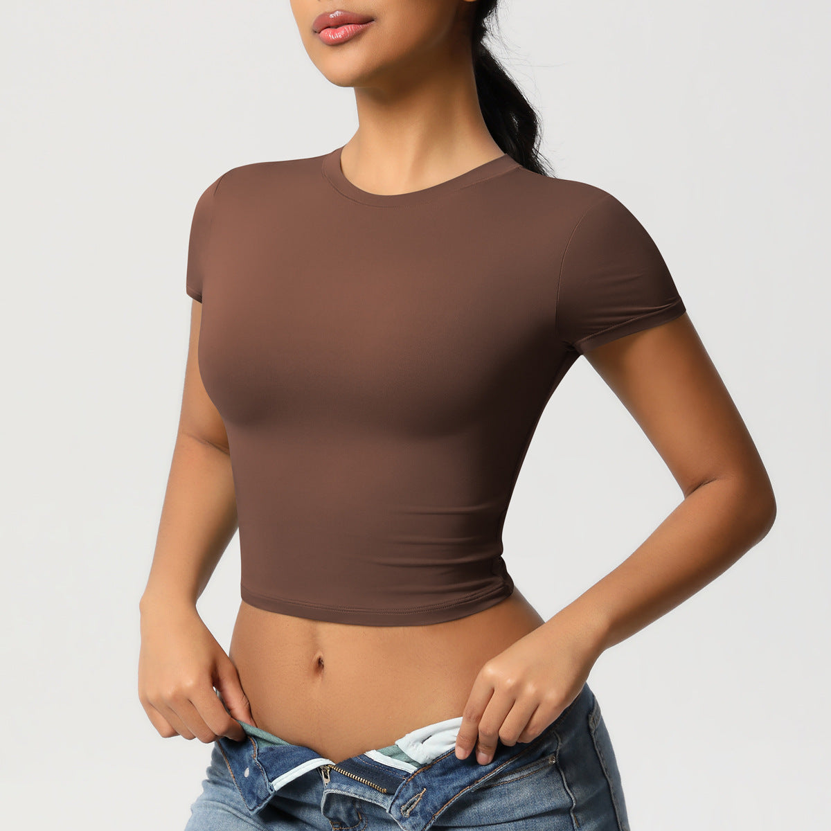 Quick drying fitness top