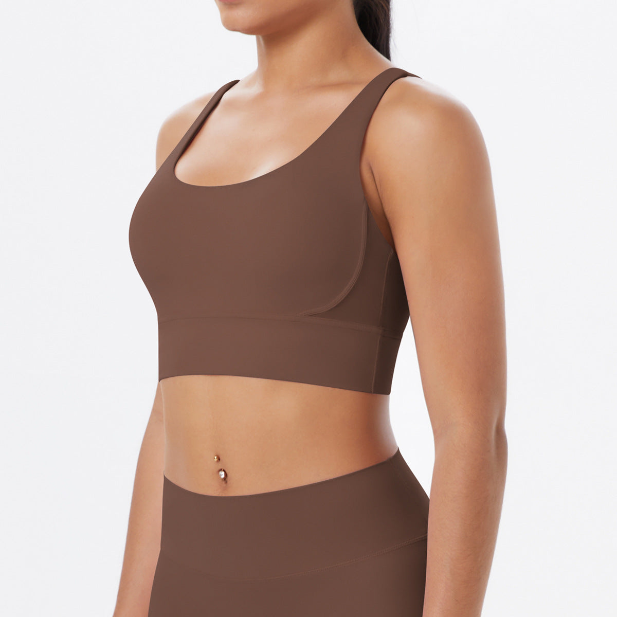 Seamless sports bra