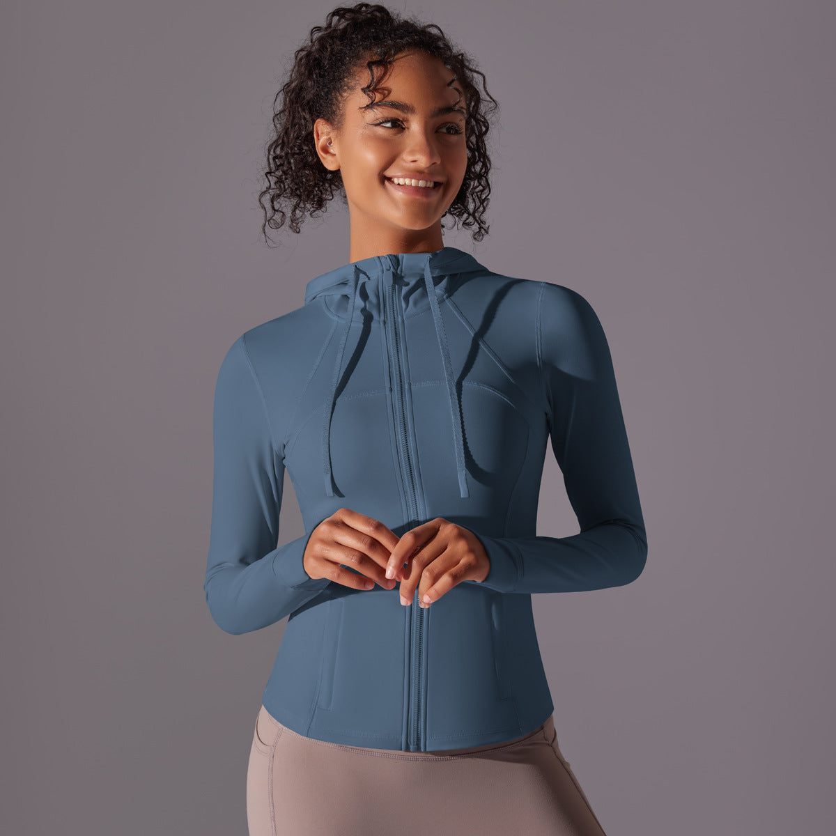 Breathable running hoodie