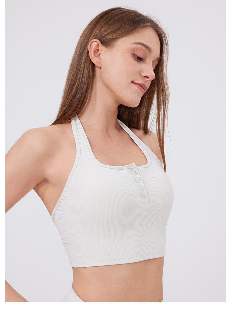Halter neck running vest